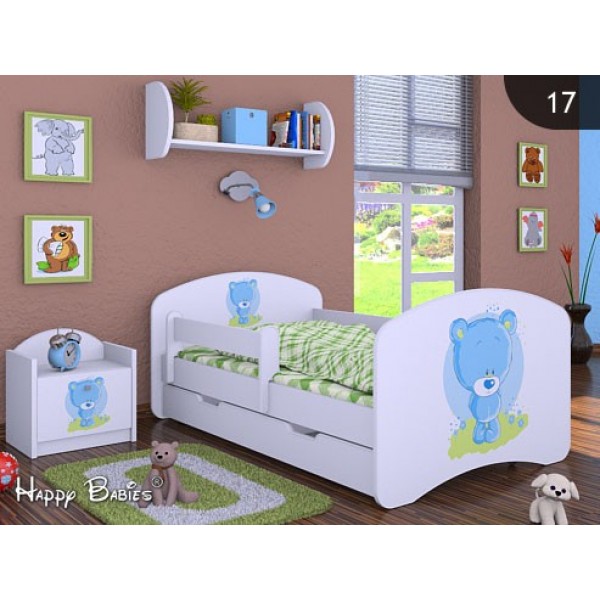 Otroška postelja Happy babies Moder medvedek 17